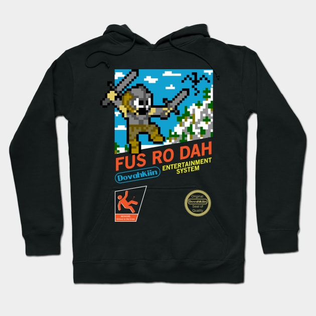 Fus Ro Bit Hoodie by famousafterdeath